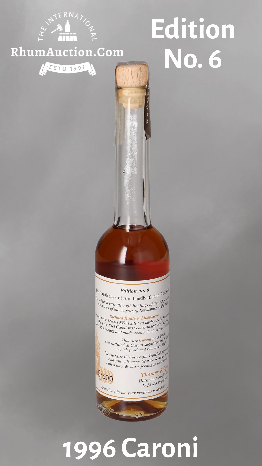 Back label – Edition No. 6