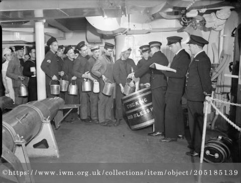 Rum Ration abord HMS King George